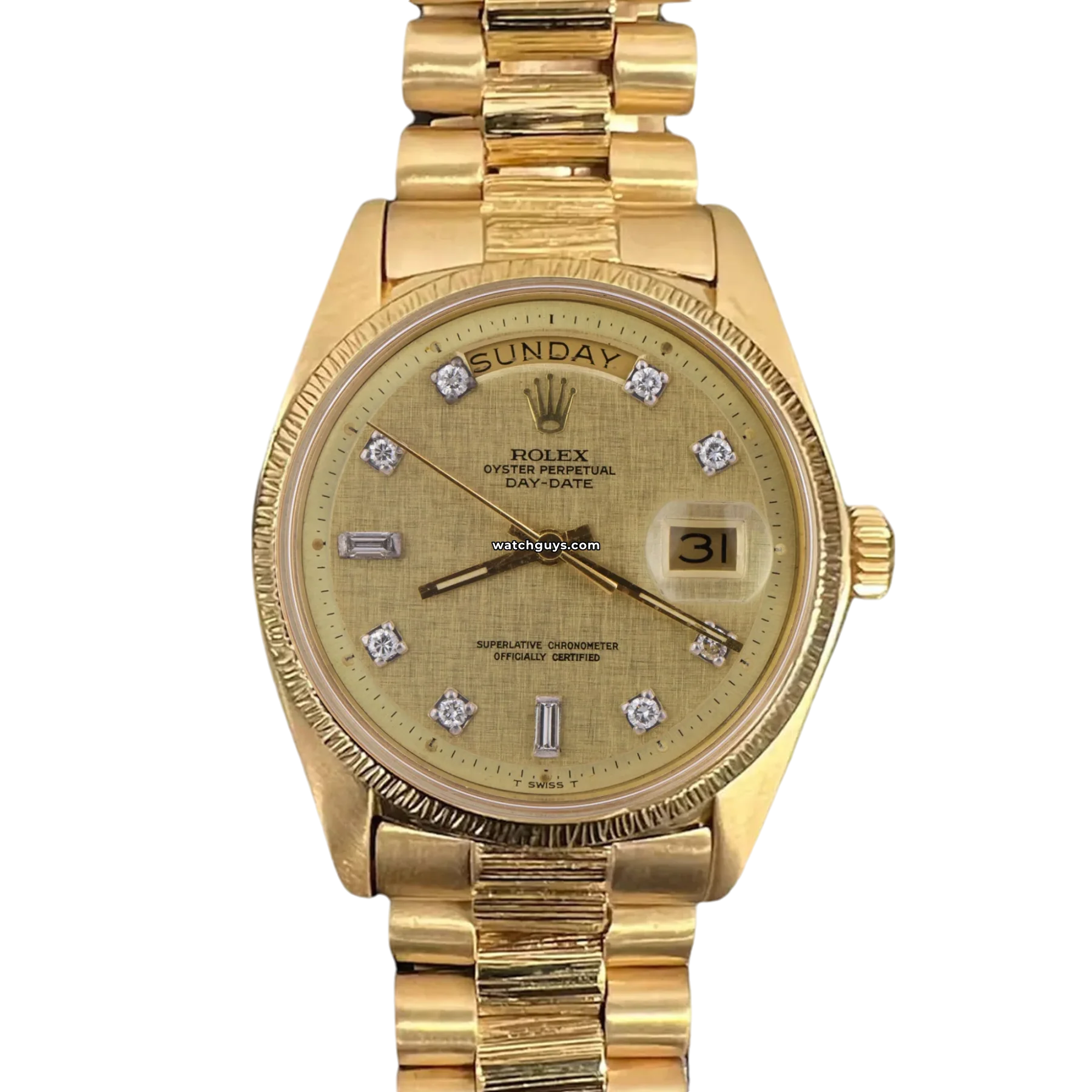 Women's Rolex Asian Made Watches-Rolex Day-Date 1807 Diamond Dial
