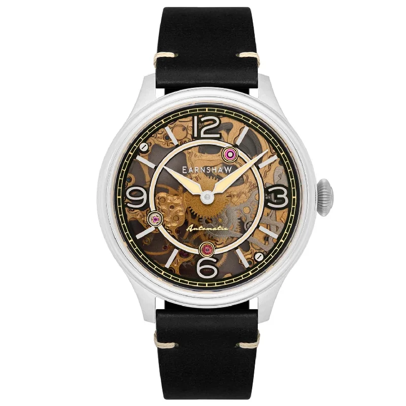 Men's Engagement Style Dress Watches for Proposal Ideas-Thomas Earnshaw Baron Watch ES-8231-01