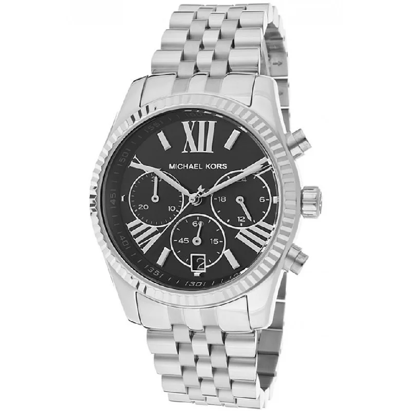 Women's Chronograph Watches with Classic Design-Michael Kors Women's MK5705 Bradshaw Chronograph Stainless Steel Watch