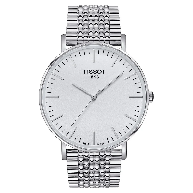 Women's Heritage Watches with Special Edition-Tissot T-Classic Silver Dial Men 42mm