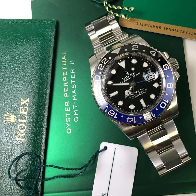 Women's Rolex Smart Design Watches-Rolex GMT Master II 116710BLNR Batman (2017)
