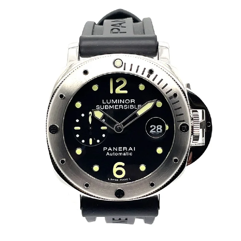 Women's Military Watches for Radio Communication-Panerai Luminor Submersible PAM00024 - Certified Pre-Owned