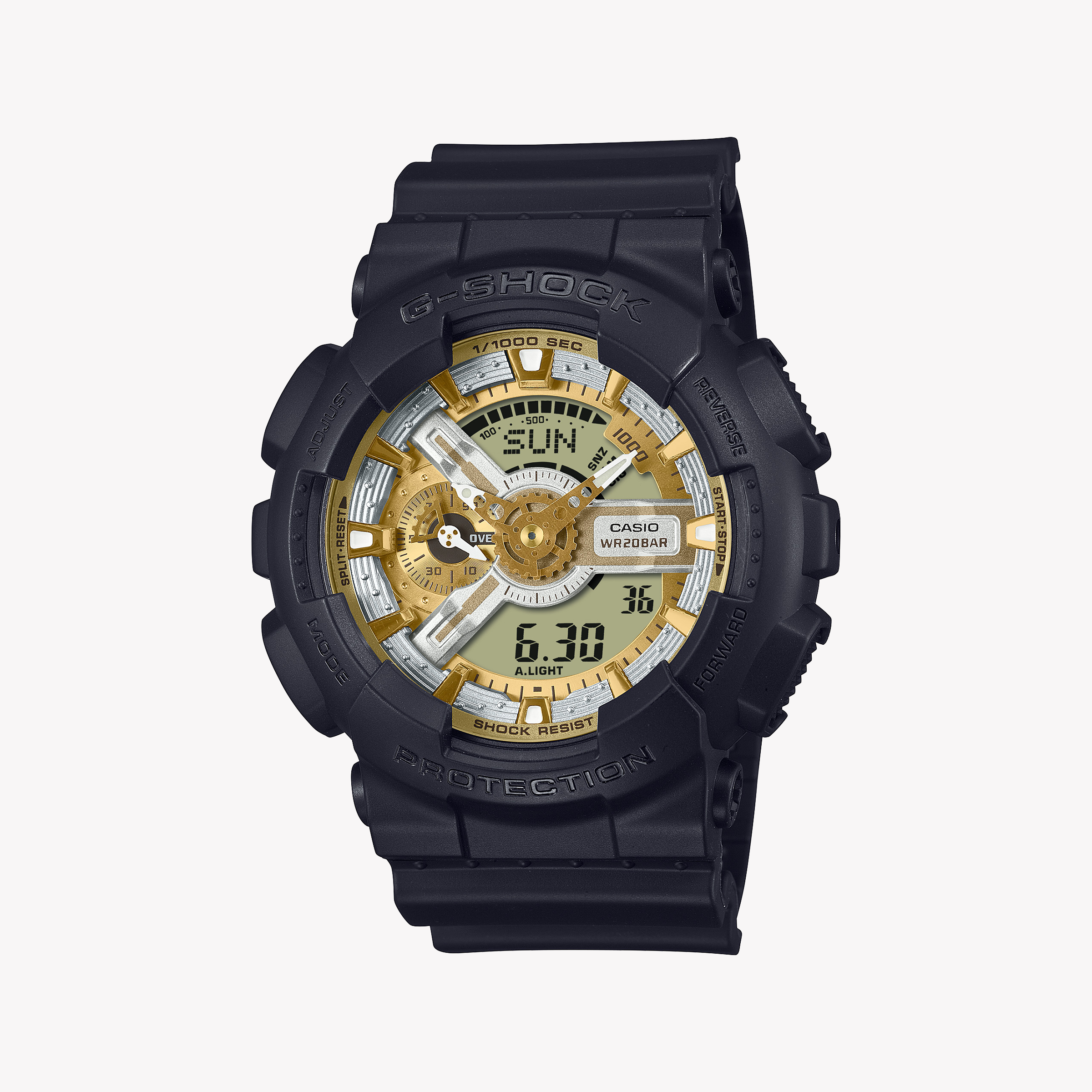 Men's Digital Watches for Weather Monitoring-G-SHOCK Men's Black Resin Watch, Digital Dial | GA-110CD-1A9DR