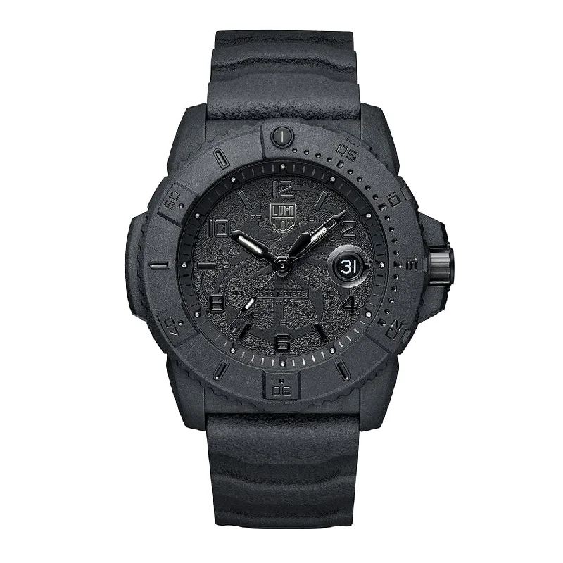 Men's Military Watches with Historical Accuracy-Navy SEAL Foundation, Military Dive Watch, 45 mm