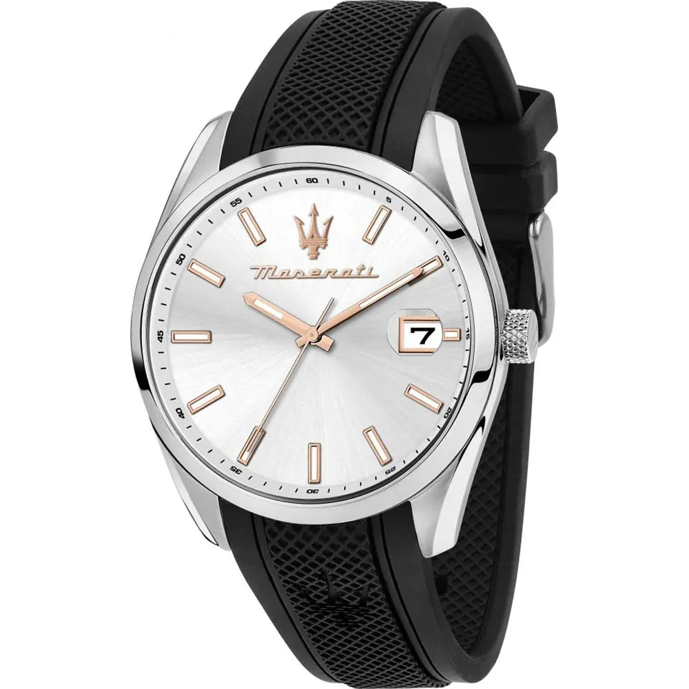 Men's Seasonal Design Dress Watches for Holiday Themes-Maserati Attrazione Men's Black Watch R8851151006