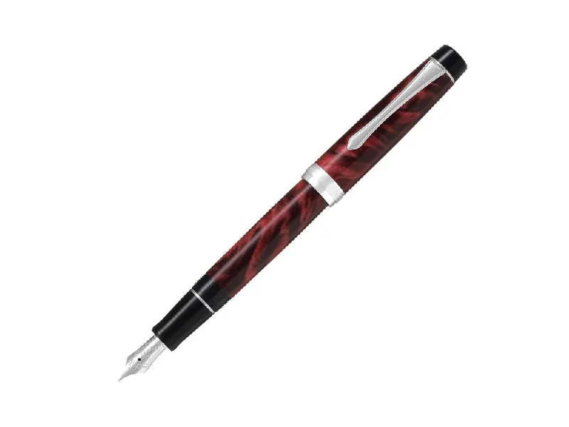 Pilot Watches for Men with European Made Sophistication-Pilot Custom Heritage SE Fountain Pen, Resin, Red, FKVH-3MR-MAR