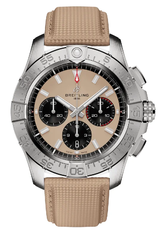 Men's Wedding Style Dress Watches for Groomsmen-Breitling Avenger B01 Chronograph 44 AB0147101A1X1