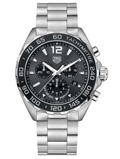 Men's Chronograph Watches with Countdown Timer-Tag Heuer Formula 1 Chronograph Anthracite Dial Men'S Watch