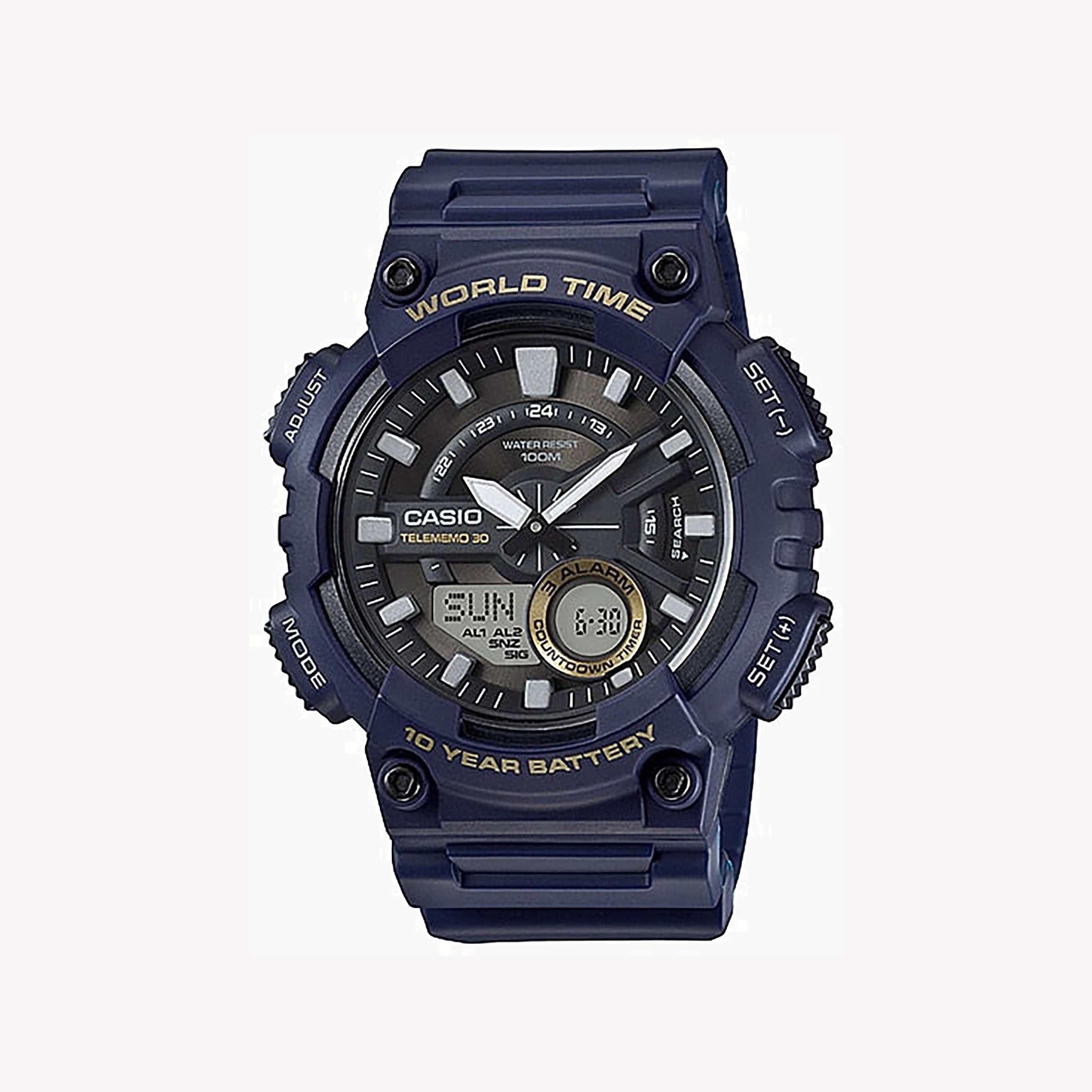 Men's Digital Watches for Customization-CASIO AEQ-110W-2AVDF ADVENTURE TIMEPIECE - RUGGED SOPHISTICATION FOR MEN