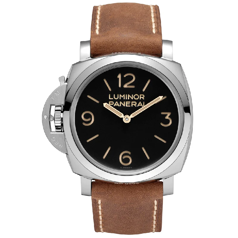Women's Military Watches for Special Occasions-Luminor 1950 Left-Handed (Destro) 3 Days Acciaio PAM00557