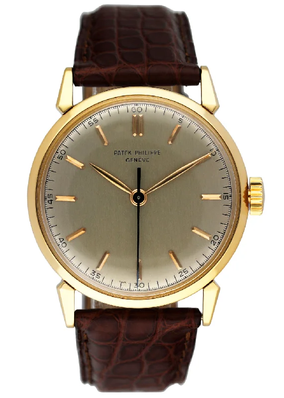 Men's Patek Philippe Watches with Personalized Engraving-Patek Philippe 1578 Vintage 18K Yellow Gold Mens Watch