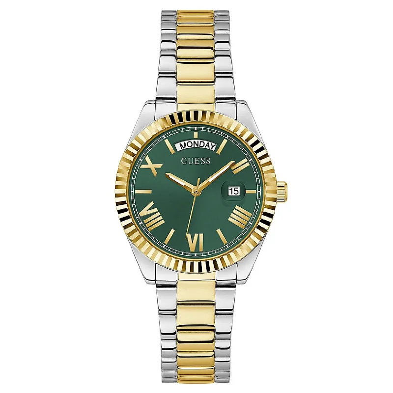 Women's Pilot Watches with Aviation Theme-Guess Luna Green Dial Women 36mm
