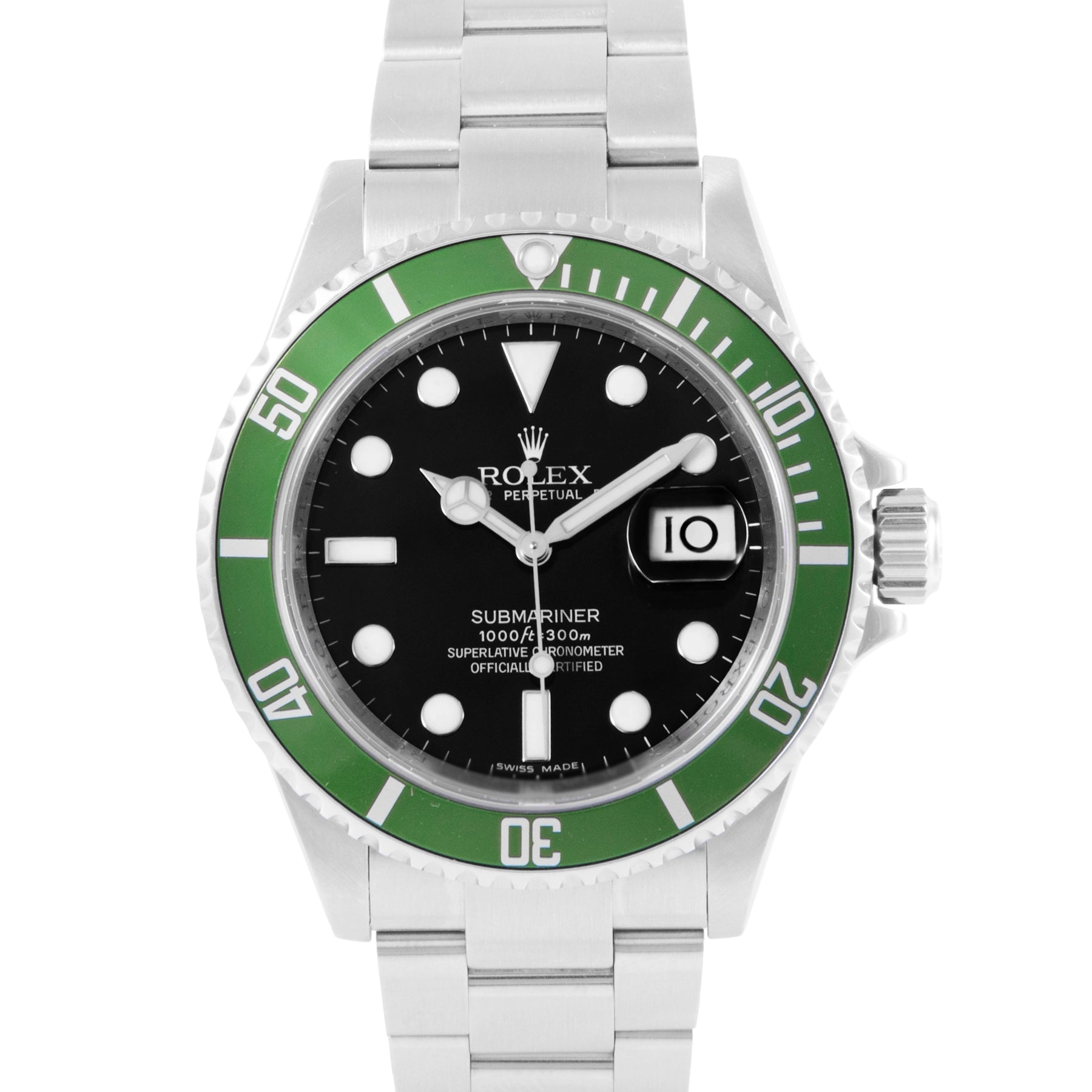 Women's Rolex Automatic Wind Watches-Submariner Date "Kermit"