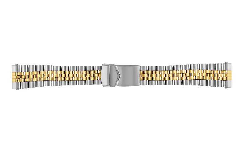 Why invest in a Rolex Daytona men's chronograph timepiece -AWB Steel Series - Men's Two Tone Solid Link Rolex Jubilee® Style Metal Watch Band