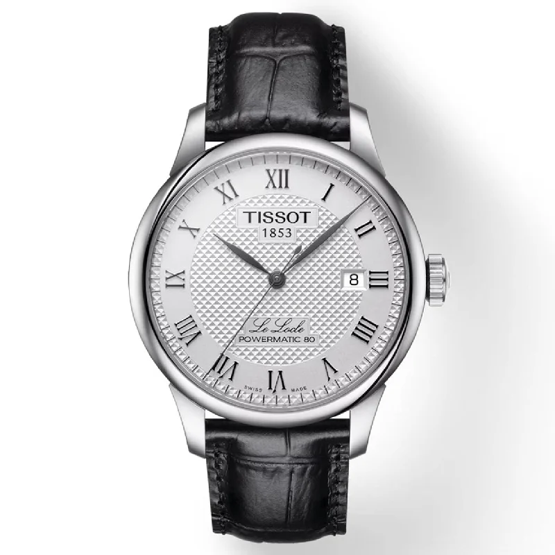 Women's Heritage Watches with Tactical Design-Tissot T-Classic Silver Dial Men 39.3mm