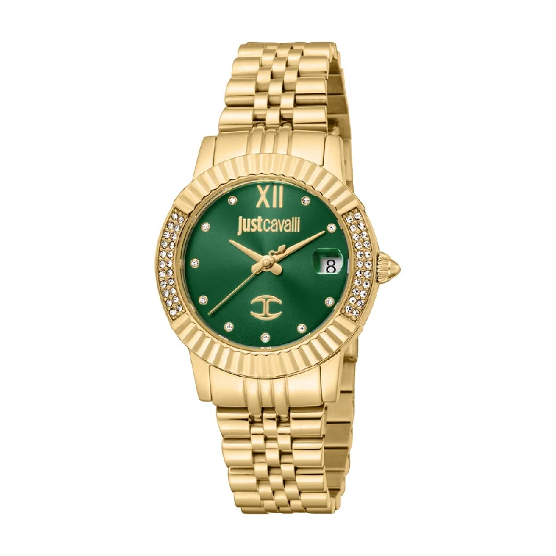 Men's Quartz Watches with GPS Navigation-JUST CAVALLI, GLAM
