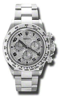 Pave diamond dial