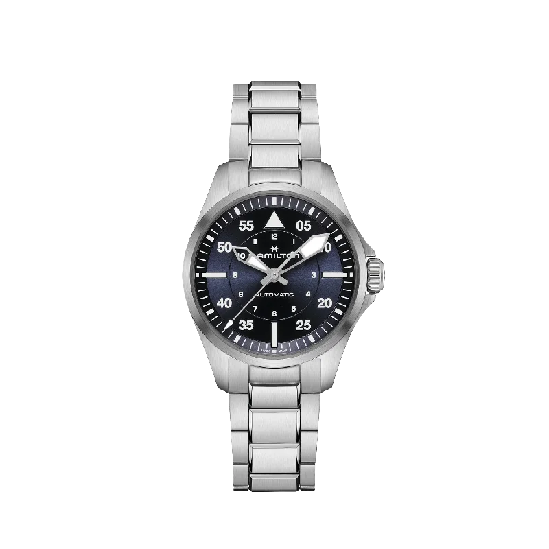 Women's Pilot Watches for UV Protection-Hamilton Khaki Aviation Pilot Auto 36mm