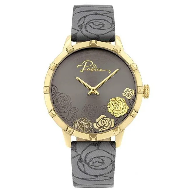 Men's High-End Dress Watches for Luxury Brands-Police Gray Montre Marietas Watch 16040MSG/61