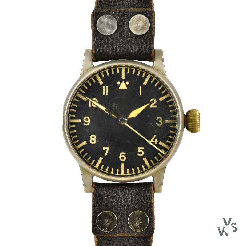 Men's Military Watches for Penetration Testing-A. Lange & Sohne - Signed Luftwaffe Issued German WWII Type A Observers Watch - Beobachtungs-Uhr (B-Uhr)