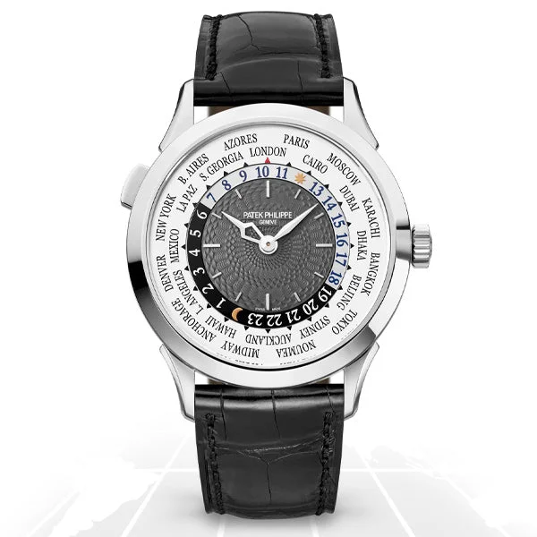 Men's Patek Philippe Watches with Special Editions-Patek Philippe	Complications World Time	5230G-014