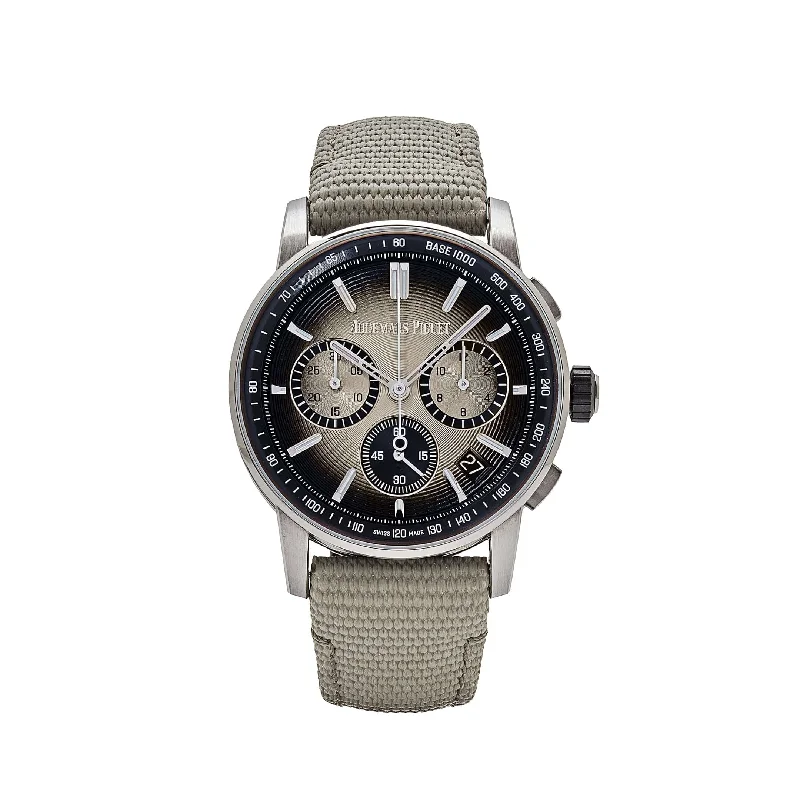 Men's Audemars Piguet Designer Design Watches-Audemars Piguet Code 11.59 Selfwinding Chronograph 26393QT.OO.A064KB.01 Black Ceramic Stainless Steel Beige Dial