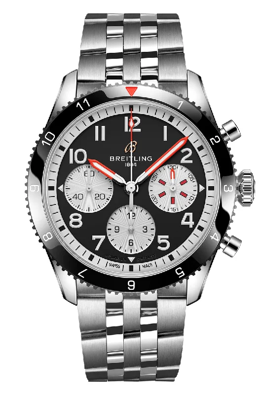 Men's Small Size Style Dress Watches for Petite Wrist-Breitling Classic AVI Chronograph 42 Mosquito Y233801A1B1A1
