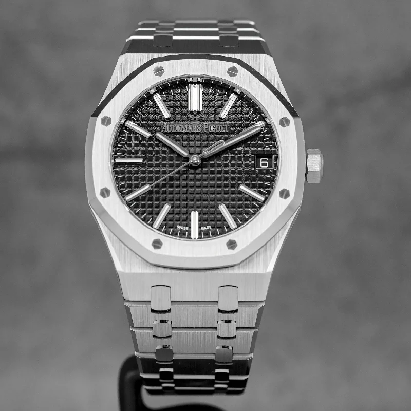 Men's Audemars Piguet Winter Watches-ROYAL OAK 41MM 15510 BLACK DIAL (2024)
