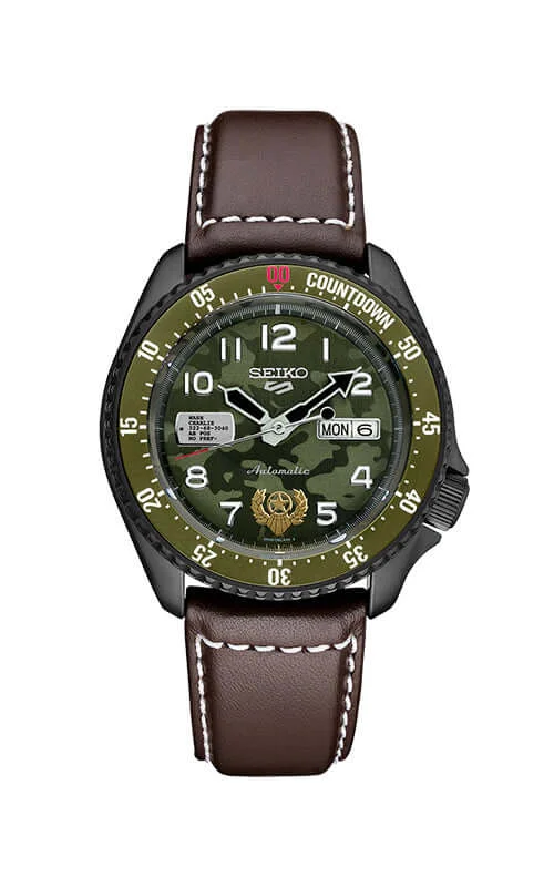 Men's Seiko Casual Wear Design Watches-SEIKO Day Date SEIKO 5 Street Fighter LTD (SRPF21K1F/SBSA081J)