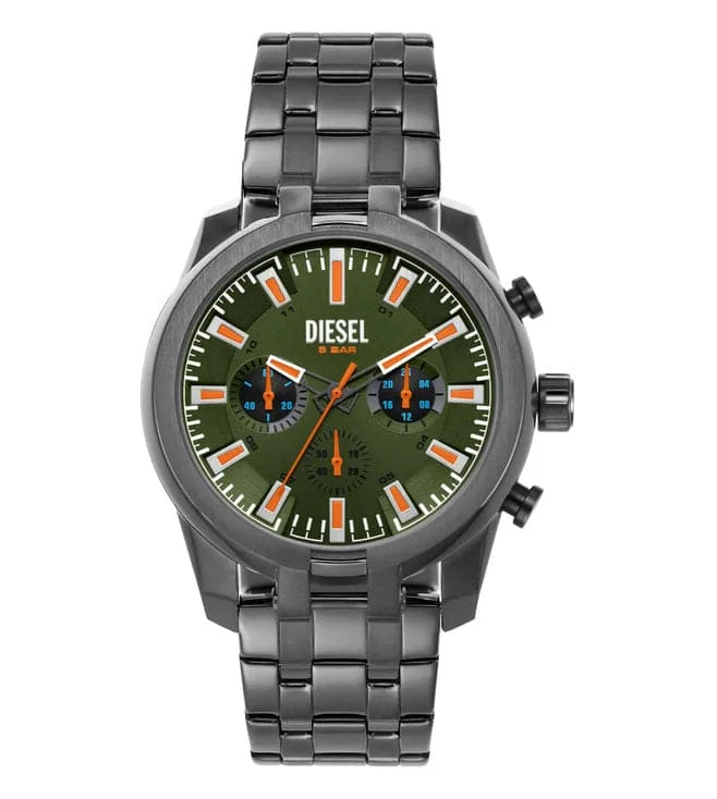 Men's Chronograph Watches with UV Sensor-Diesel Dz4624 Split Chronograph Watch For Men