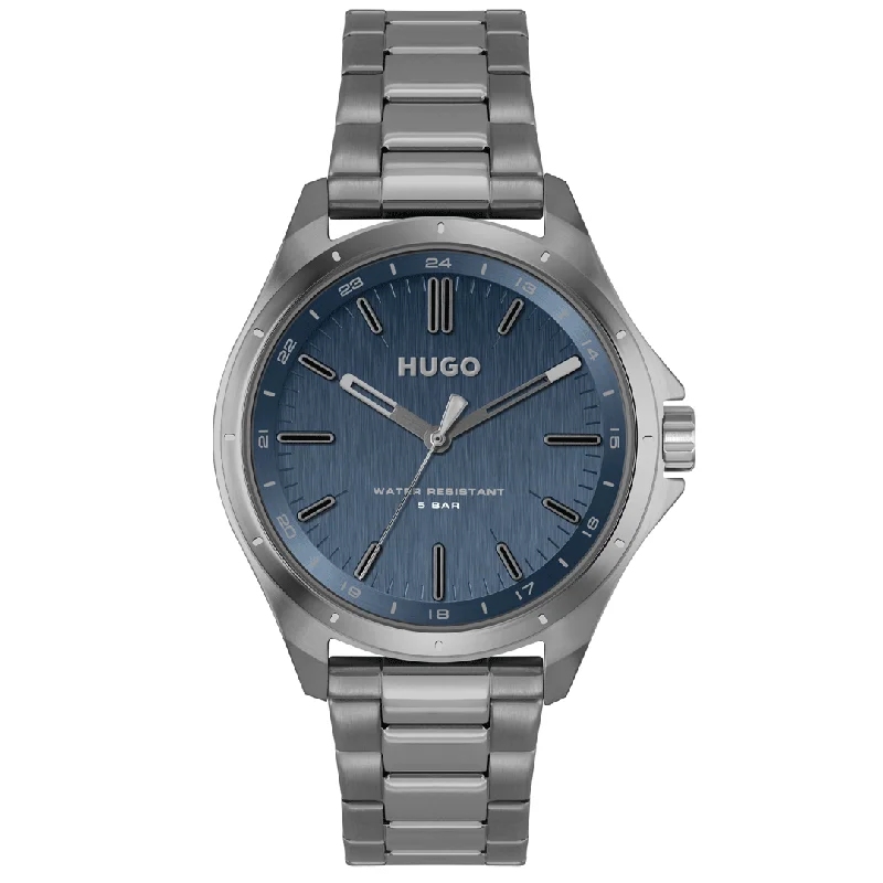 Men's Quartz Watches for Temperature Monitoring-HUGO, COMPLETE