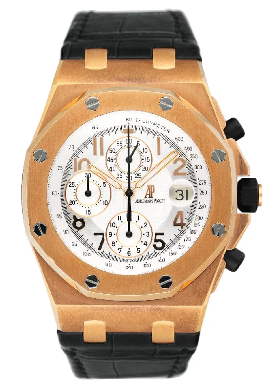 Men's Audemars Piguet Automatic Wind Style Watches-Audemars Piguet Royal Oak Offshore 26061OR Pride of Russia Limited Mens Watch Box Papers