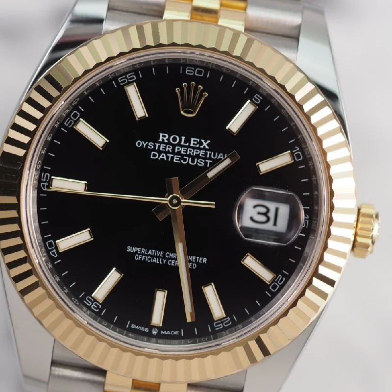 Women's Rolex Analog Design Watches-Rolex Datejust 41 126333 (2021)