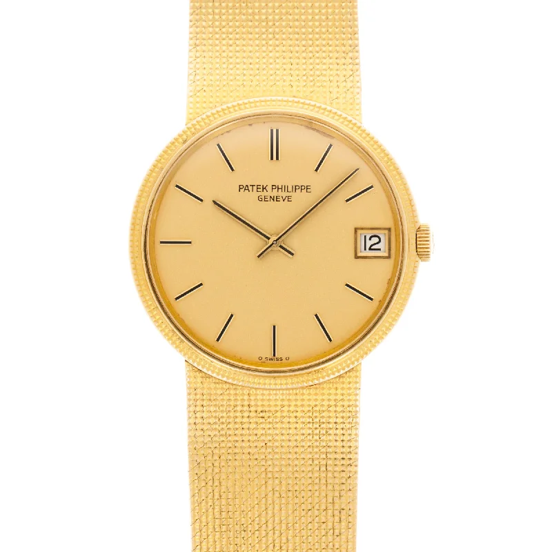 Men's Patek Philippe Watches for Everyday Wear-Patek Philippe Yellow Gold Automatic Calatrava Ref. 3601