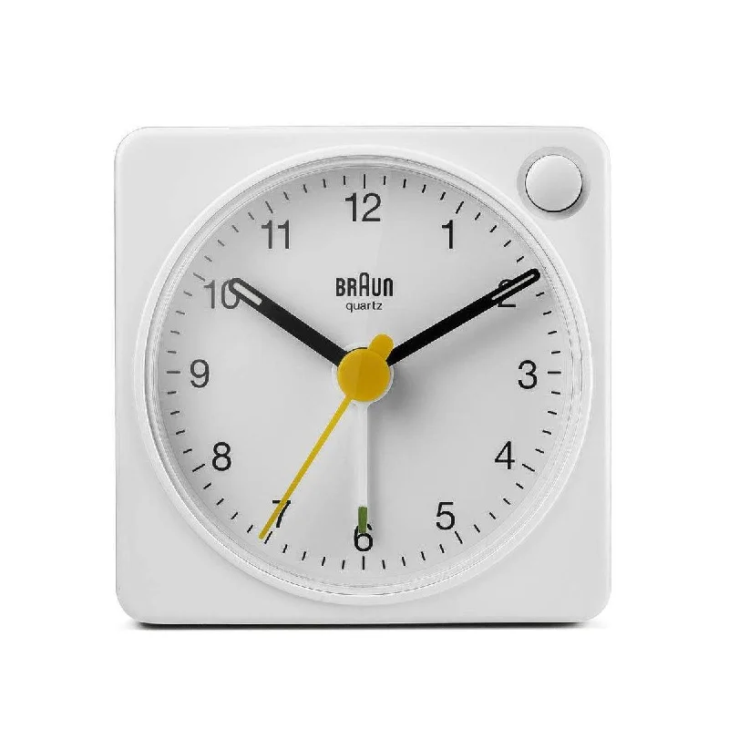 Speaking Clocks for Accessibility Features-Braun Classic Travel Alarm Clock BC02XW