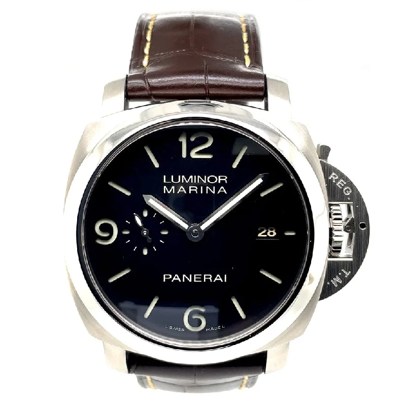 Women's Military Watches for Birthday Gifts-Panerai Luminor Marina 1950 3 Days 44mm PAM00312- Certified Pre-Owned