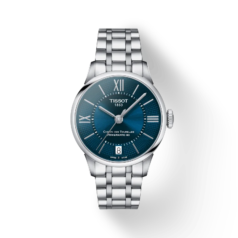 Women's Heritage Watches for Timeless Style-Tissot T-Classic Blue Dial Women 32mm