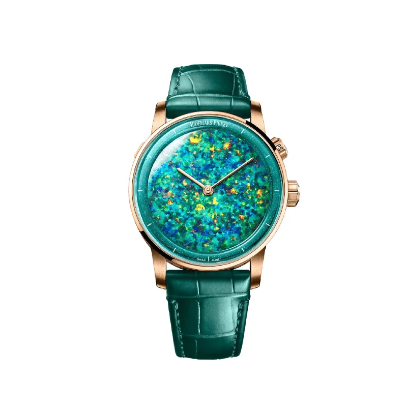 Men's Audemars Piguet Fashionable Design Watches-Audemars Piguet Code 11.59 Minute Repeater Grande Sonnerie Carillon Supersonnerie 26397OR.OO.D417CR.01 '150th Anniversary' Rose Gold Harlequin Opal Dial (2025)