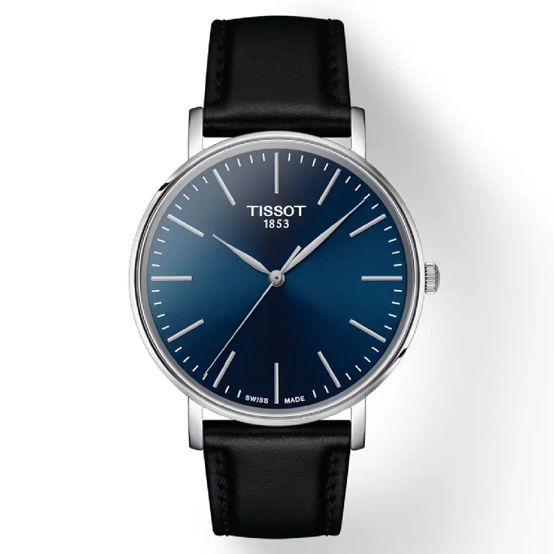 Women's Heritage Watches with Advanced Navigation-Tissot T-Classic Blue Dial Men 40mm