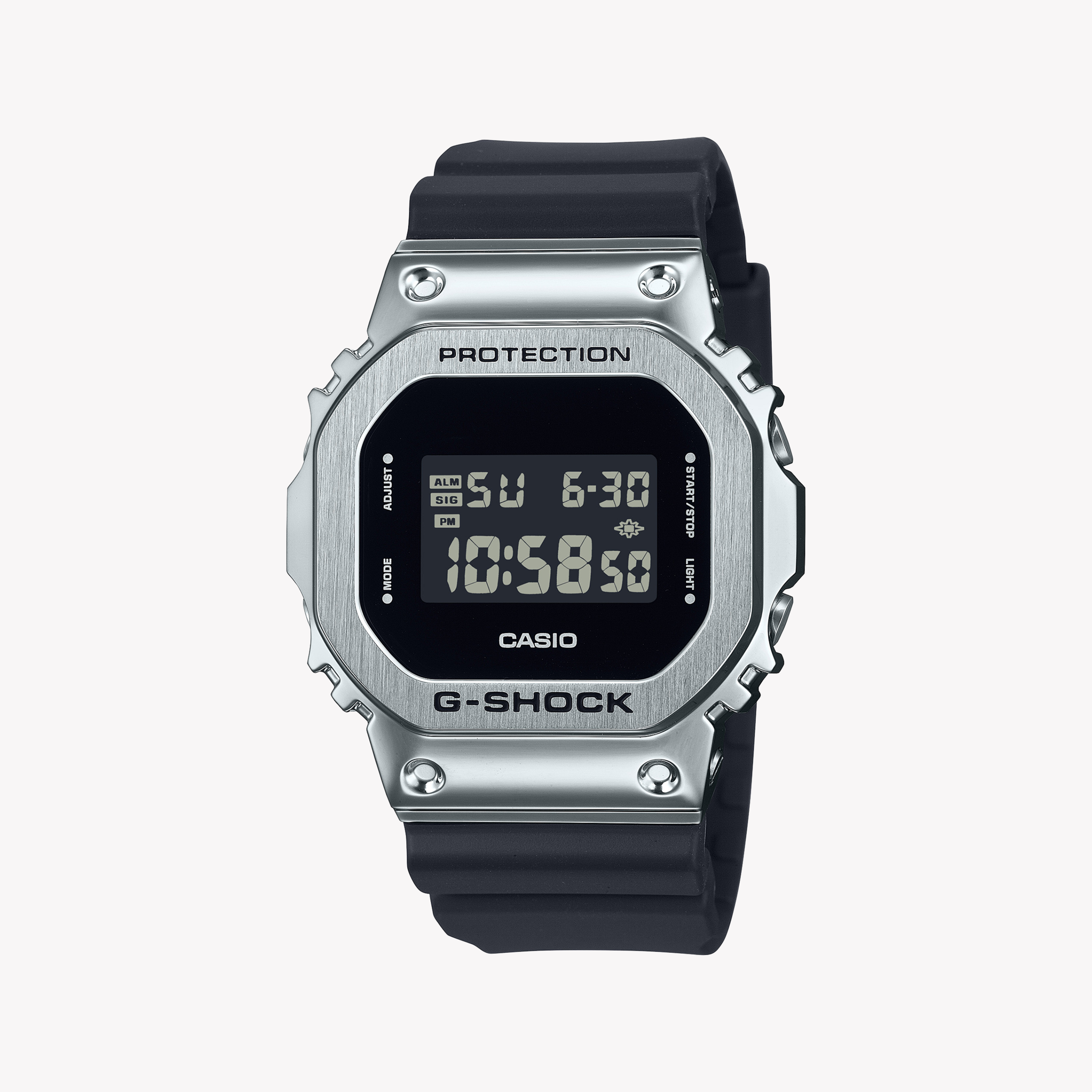 Men's Digital Watches for Adventure Seekers-CASIO G-SHOCK GM-5600U-1DR - RUGGED ELEGANCE FOR MODERN ADVENTURERS