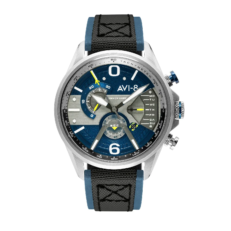 Men's Chronograph Watches with Luxury Materials-Hawker Harrier II Dual Retrograde Chronograph AV-4056-01