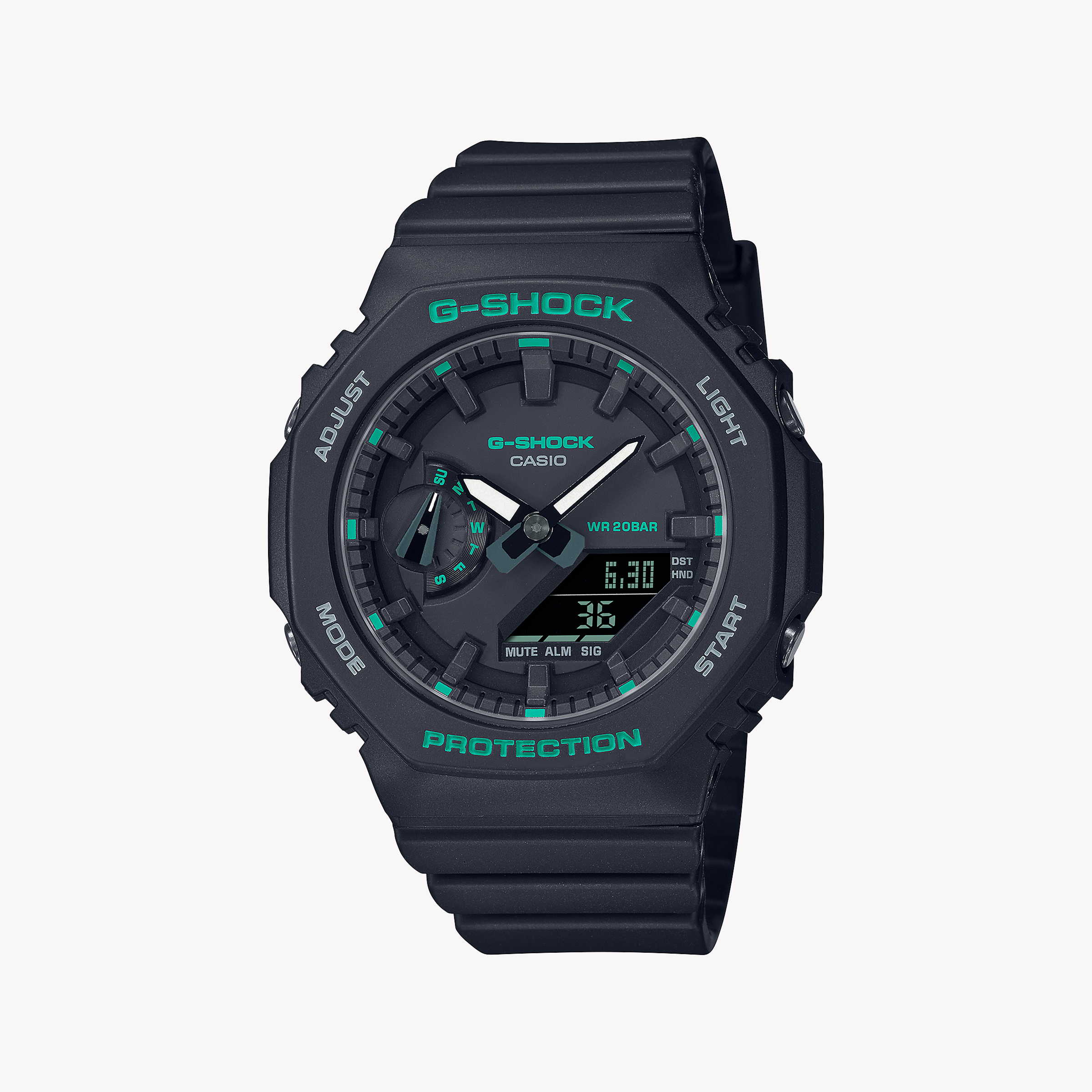 Men's Digital Watches for Special Occasions-CASIO G-SHOCK GMA-S2100GA-1ADR - ELEVATE YOUR STYLE WITH RUGGED ELEGANCE Women's Watch in Black Resin