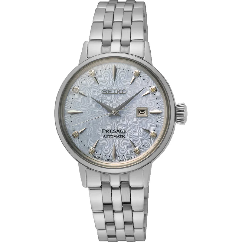Men's Seiko Anniversary Design Watches-Seiko Presage SRE007J 'Skydiving' Cocktail Time