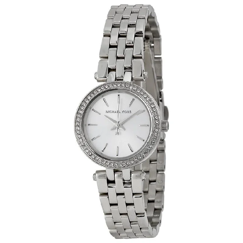 Women's Chronograph Watches for Navigation Instruments-Michael Kors Women's MK3294 Petite Darcy Stainless Steel Watch