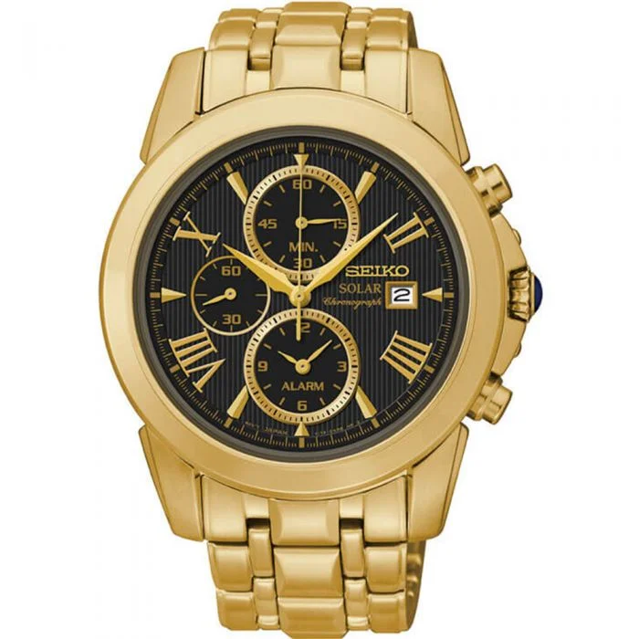Men's Seiko High-End Design Watches-Seiko SSC196P-9 Le Grand Sport Solar Watch