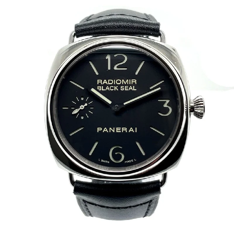 Women's Military Watches with Altimeter Calibration-Panerai Radiomir Black Seal 45mm PAM00183 - Certified Pre-Owned