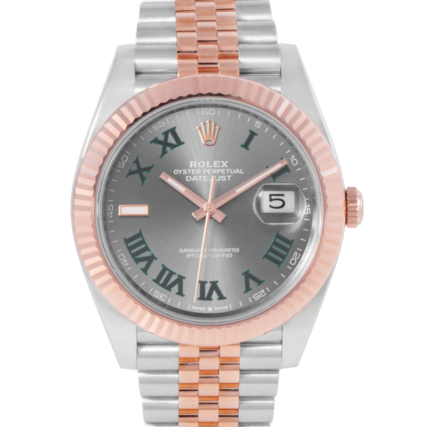 Women's Rolex Monogrammed Style Watches-Datejust 41 "Wimbledon"