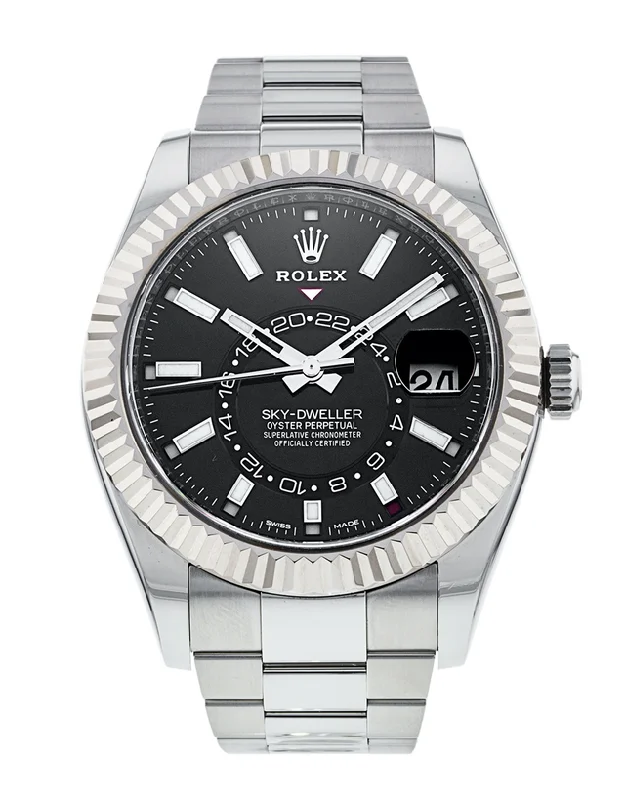 men's Rolex watches with smooth bezel -​Rolex Sky Dweller 42mm Mens Watch