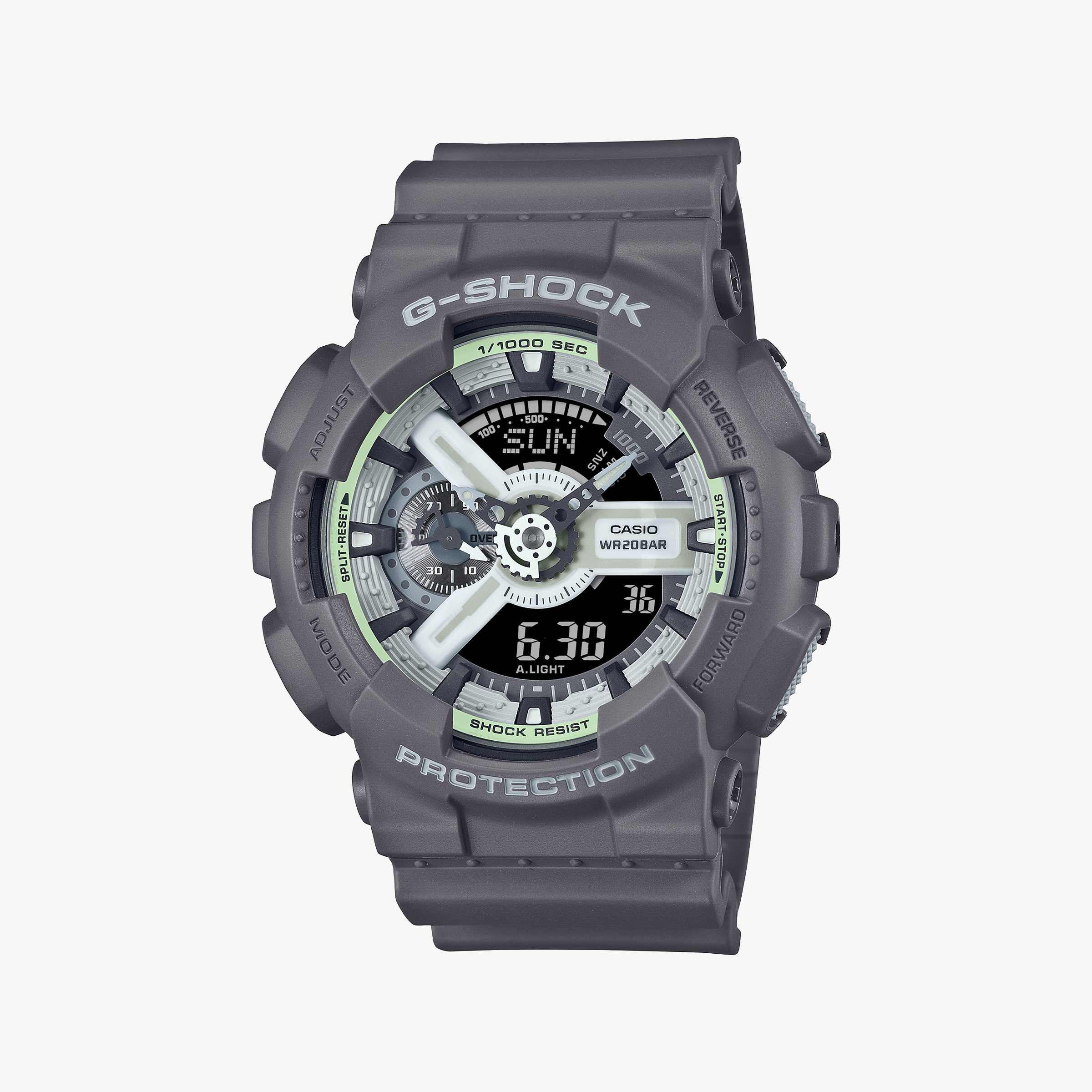 Men's Digital Watches for Pilots-G-SHOCK Men's Dark Gray Resin Watch, Sporty Design | GA-110HD-8ADR