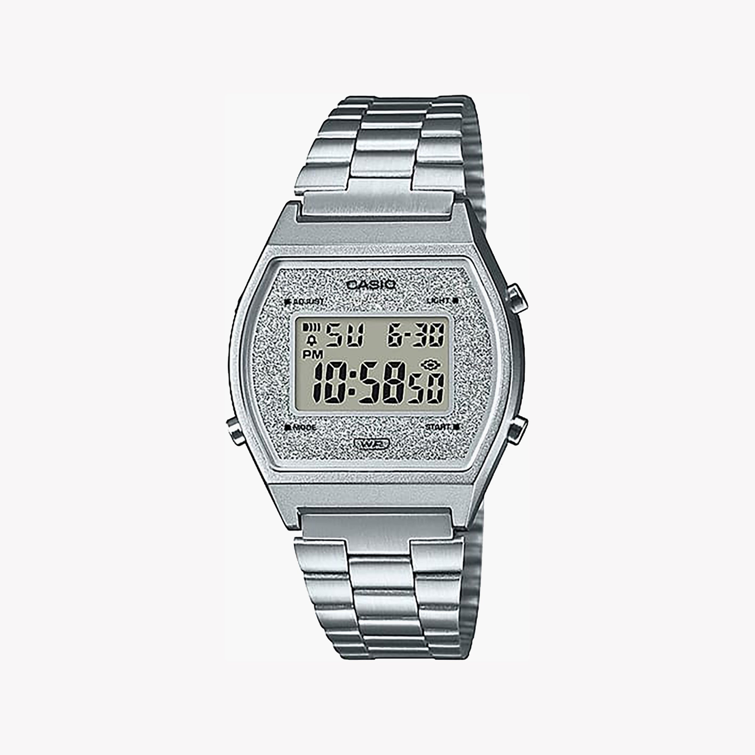 Men's Digital Watches with Countdown Timer-Casio Unisex Silver Resin Watch, Digital Display | A168WEGM-1B